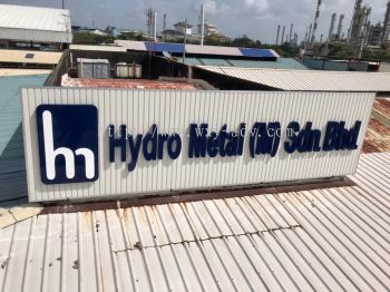 Hydro Metal (M) Sdn. Bhd. Aluminium Box Up Signboard