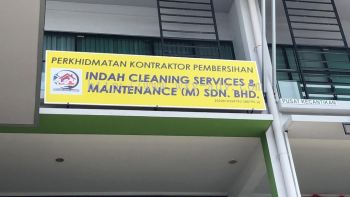 INDAH CLEANING SERVICES & MAINTENANCE (M) SDN. BHD. Polycarbonate Signage