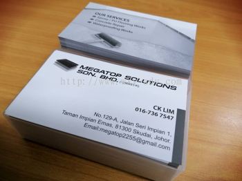 MEGATOP SOLUTIONS SDN. BHD. 名片