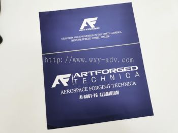 ARTFORGED TECHNICA Label Sticker