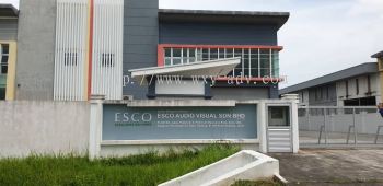 ESCO AUDIO VISUAL SDN BHD PVC 招牌