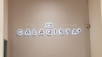 CALAQISYA 3D立体不锈钢打背灯招牌