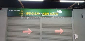 WDG SNOOKER CAFE Normal Signboard