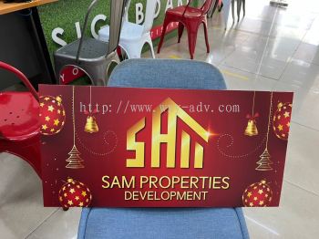 SAM PROPERTIES DEVELOPMENT 全彩打印粘纸