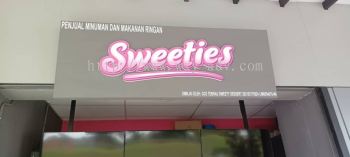 Sweeties PVC signboard