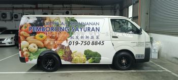 JEEWA AL KRISHNANAN PEMBORONG SAYURAN Van Sticker