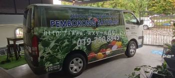 JEEWA AL KRISHNANAN PEMBORONG SAYURAN Van Sticker