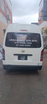 URBAN AXIS SDN BHD Van Sticker