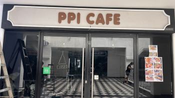 PPI CAFE PVC signboard