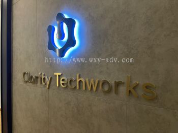 Clarity Techworks 3D立体不锈钢打背灯招牌