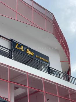 L.A. Spa Aluminium Box Up with Front Light Signage