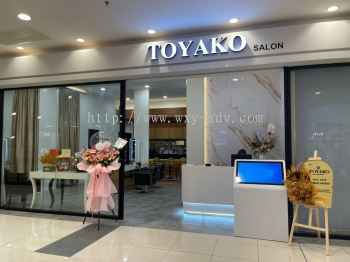 TOYAKO SALON Aluminium Box Up with Front Light Signage