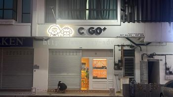 C GO+ Aluminium Box Up with Back Light Signboard