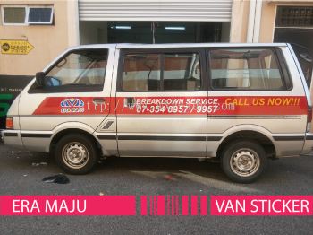 Era Maju Van Sticker