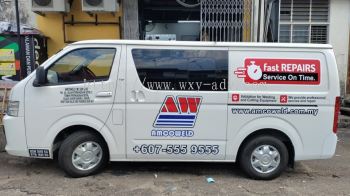 AMCOWELD Van Sticker Design & Installation Johor Bahru (JB) | Custom Lorry & Van Sticker Printing JB