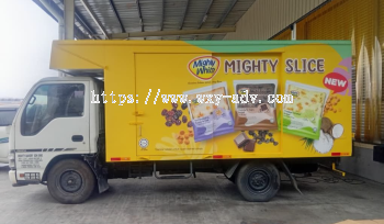 MIGHTY WHITE_LORRY STICKER
