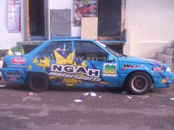 Proton Saga Car Sticker