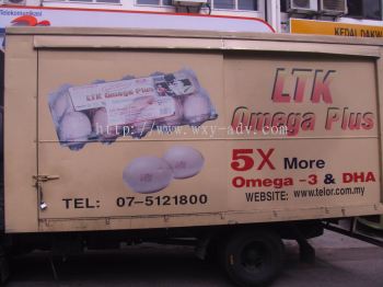 Lorry Advertising Sticker