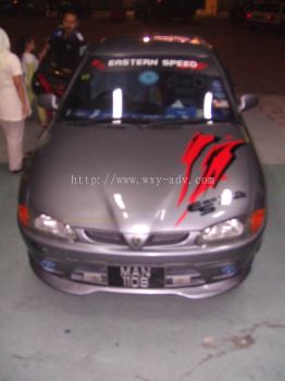 Wira Car Sticker