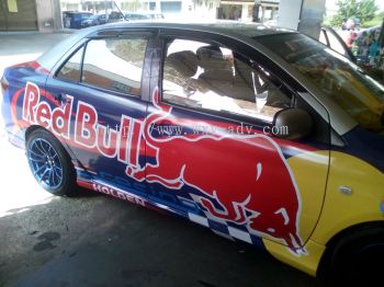 RED BULL CAR 汽车贴纸