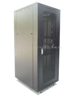 18U 600(W) X 600(D) X 990(H) PERSPEX DOOR RACK MOUNT CABINET