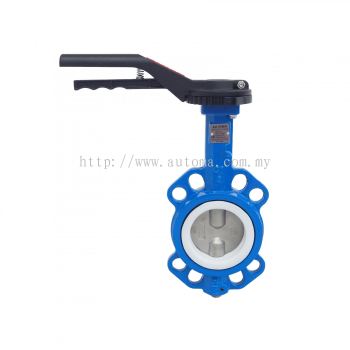 ACU CI Butterfly Valve (PTFE Coating Seat)