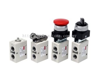 YMV310-1RB-2RB-PU (3/2-way Mechanical Valve 1/8")