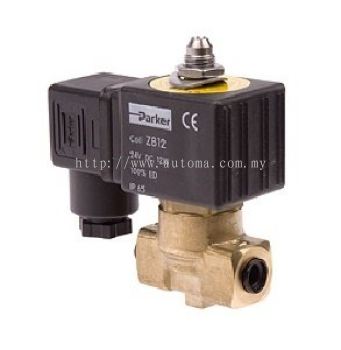 PARKER 3-way NC Solenoid Valve #PM139 (G1/8~1/4)