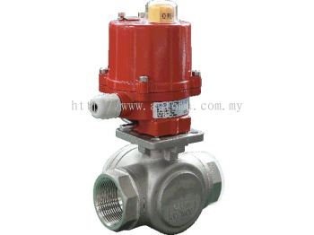 Electric Actuator Ball Valve 3-way