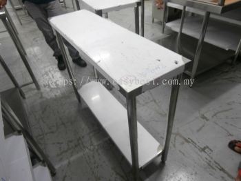 S/S 2 TIER WORKTABLE DIM:42"X12"X33"