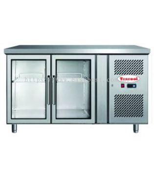 2 GLASS DOOR UNDER COUNTER CHILLER