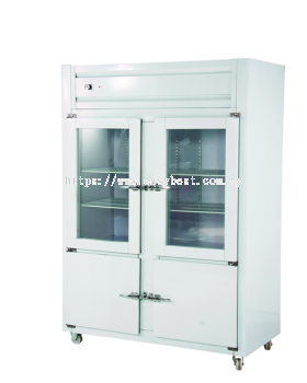 Upright Chiller + Freezer Piping System