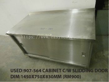 USED:907-564 CABINET C/W SLIDDING DOOR 