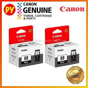 Canon PG-88 PG 88 PG88 Black (21ml) Pack 2X Original Ink Cartridge 