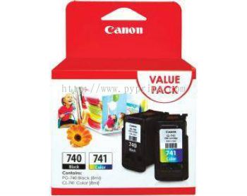 Canon PG-740/741 Combo Pack Original Ink Cartridge (PG-740 Black + CL-741 Color) - for MG2170/2270/3170/3570/4170/4270, MX377/397/437/457/477/517/527/537