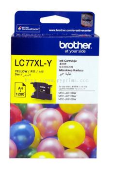 Brother LC-77XL Yellow Ink