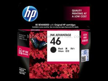 HP 46 - CZ637A Black Ink