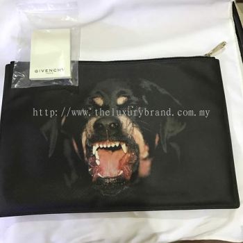 (SOLD) Givenchy Rottweiler Large Clutch