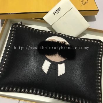 (SOLD) Fendi Classic Karlito Pouch