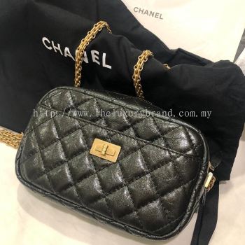 (SOLD) Chanel Mini Reissue Black Aged Calfskin GHW Crossbody Bag