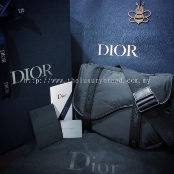 Brand New Dior Black Nylon Messenger Bag