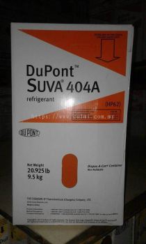 SUVA 404A (DuPont) Refrigerant Gas (9.5Kg) (CHINA)