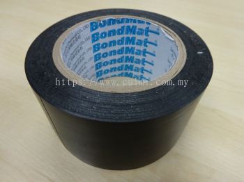 BONDMAT PVC BLACK PROTECTION TAPE (63MMX60YDS) (19-ROLL/BOX)