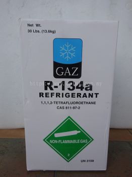 GAZ 134A X 30LBS (13.6KG) HFC REFRIGERANT GAS (PRODUCT OF SINGAPORE)