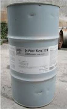 DuPont Suva 123 (R-123) 90.8kg / 200 Ib Net Refrigerant 