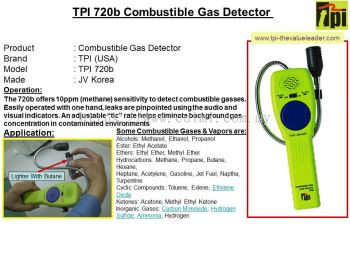 TPI-720b Combustible Leak Detector