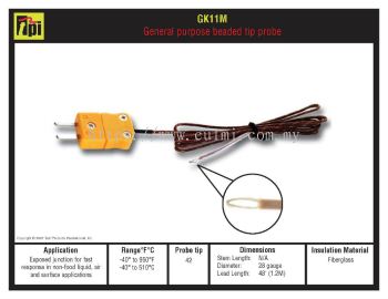 GK-11M Thermocouple Temperature Probe