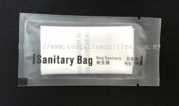 Sanitary Bag in Matt Plastic Bag