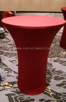 Cocktail Table Cloth (Red)