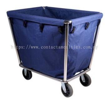 C40A Stainless Steel Soil Linen Trolley